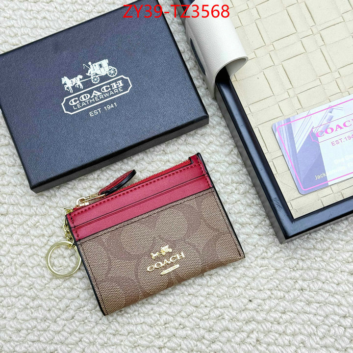 Coach Bags(4A)-Wallet high quality replica ID: TZ3568 $: 39USD,