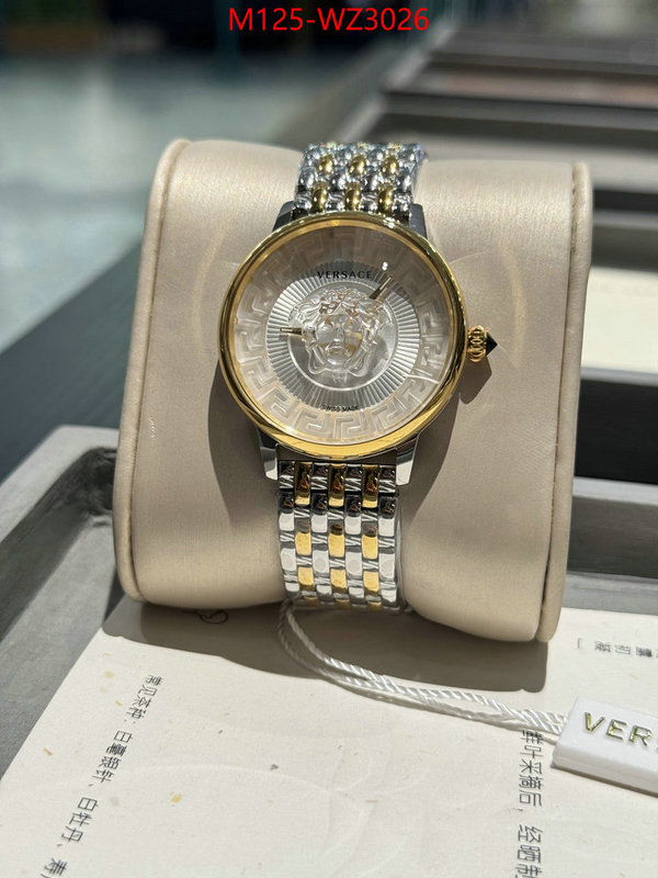 Watch(4A)-Versace knockoff highest quality ID: WZ3026 $: 125USD