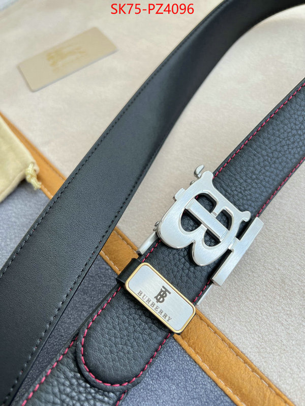 Belts-Burberry luxury cheap ID: PZ4096 $: 75USD