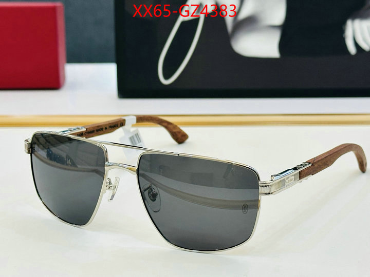 Glasses-Cartier 1:1 replica wholesale ID: GZ4383 $: 65USD