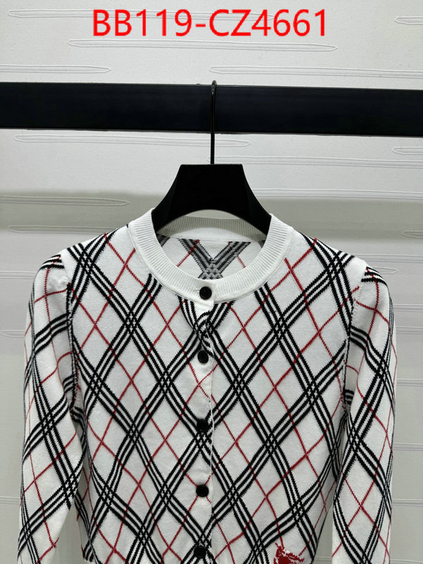 Clothing-Burberry how to buy replcia ID: CZ4661 $: 119USD