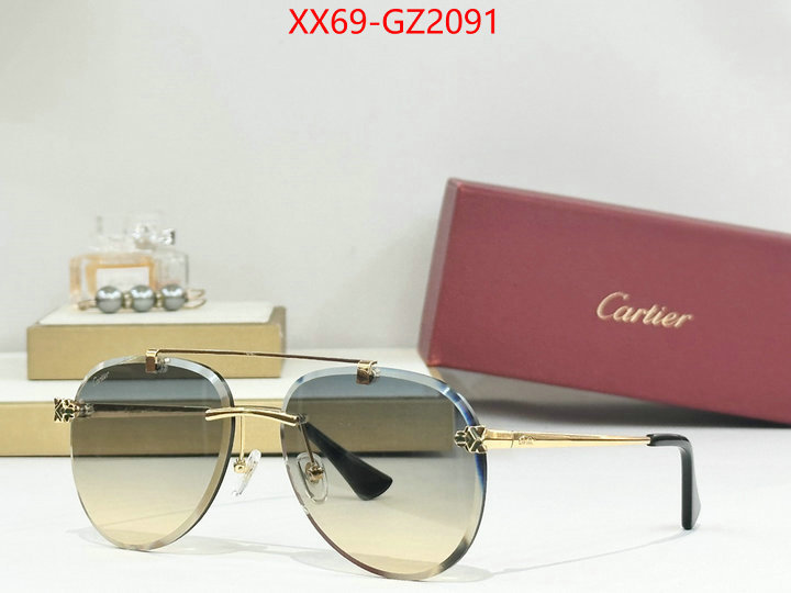 Glasses-Cartier first copy ID: GZ2091 $: 69USD