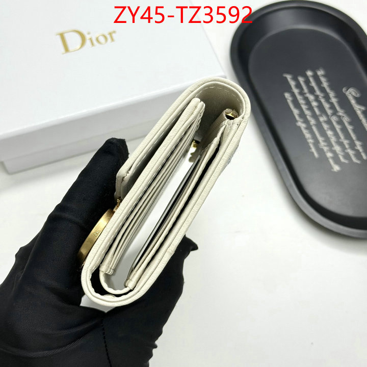 Dior Bags(4A)-Wallet- top quality website ID: TZ3592 $: 45USD,