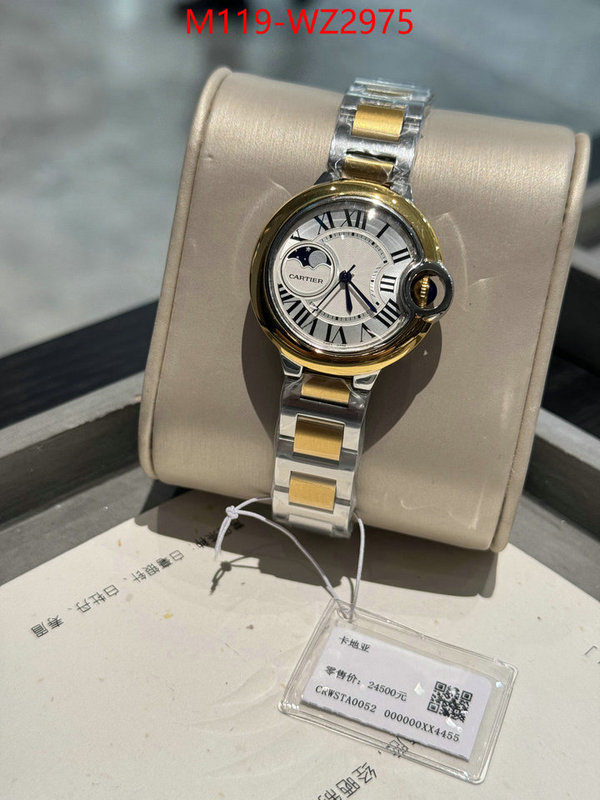 Watch(4A)-Cartier buy best quality replica ID: WZ2975 $: 119USD