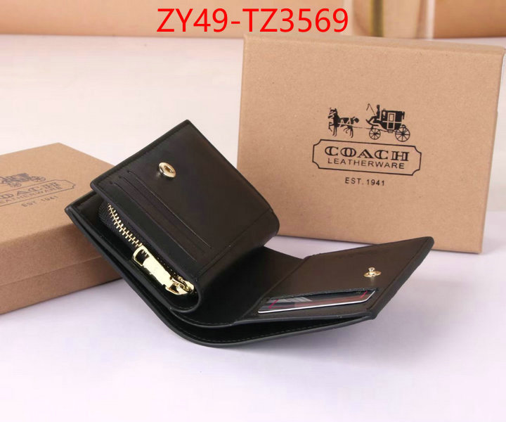 Coach Bags(4A)-Wallet what ID: TZ3569 $: 49USD,