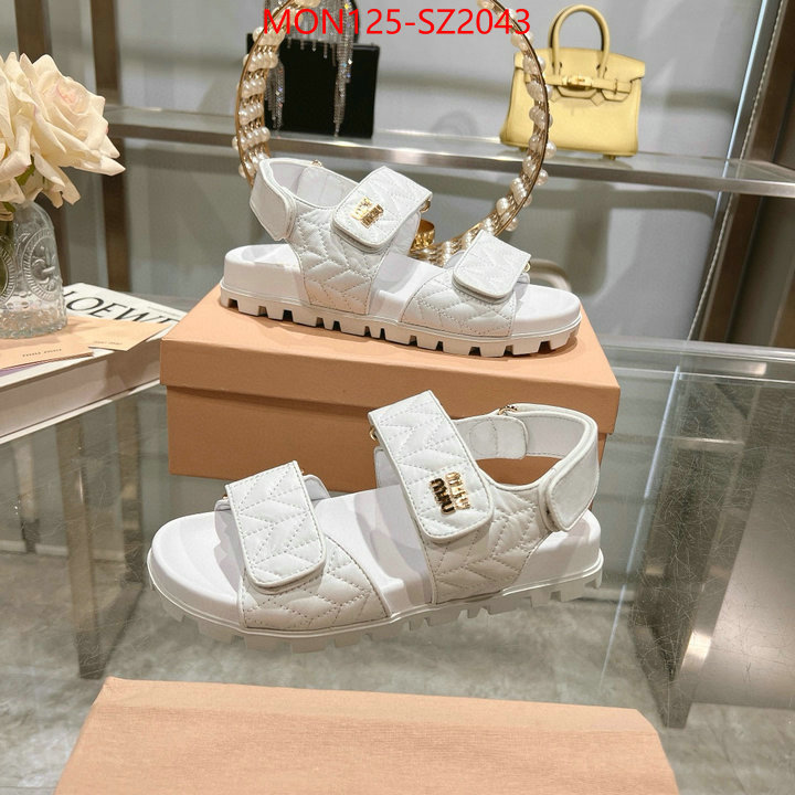 Women Shoes-Miu Miu where can you buy replica ID: SZ2043 $: 125USD
