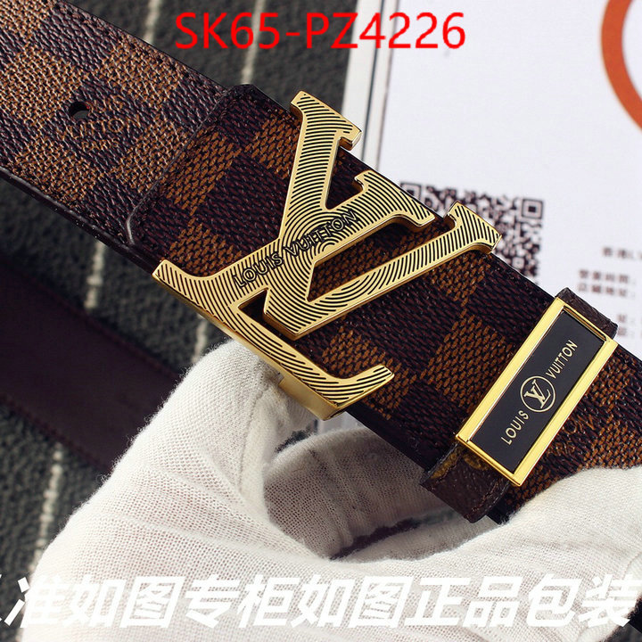 Belts-LV luxury cheap ID: PZ4226 $: 65USD