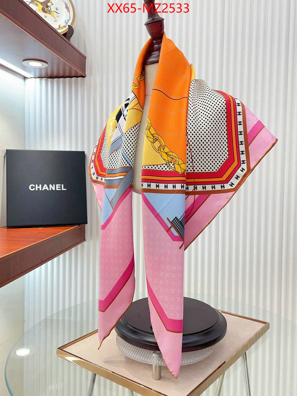 Scarf-Chanel the highest quality fake ID: MZ2533 $: 65USD