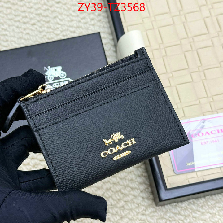 Coach Bags(4A)-Wallet high quality replica ID: TZ3568 $: 39USD,