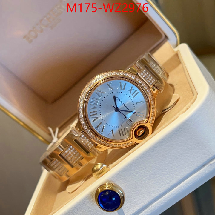 Watch(4A)-Cartier 2024 replica wholesale cheap sales online ID: WZ2976 $: 175USD