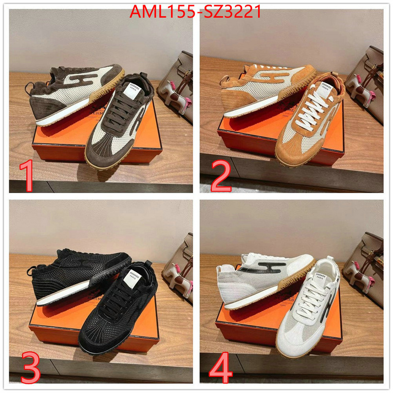 Men Shoes-Hermes fashion designer ID: SZ3221 $: 155USD