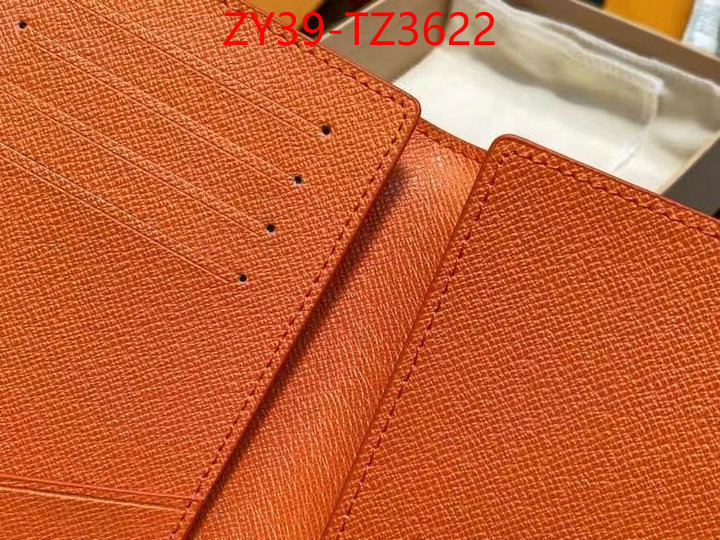 LV Bags(4A)-Wallet mirror copy luxury ID: TZ3622 $: 39USD,
