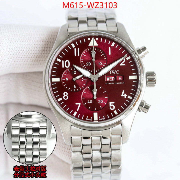 Watch(TOP)-IWC best website for replica ID: WZ3103 $: 615USD