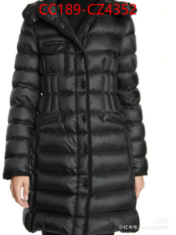 Down jacket Women-Moncler wholesale sale ID: CZ4352 $: 189USD