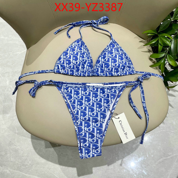Swimsuit-Dior designer high replica ID: YZ3387 $: 39USD