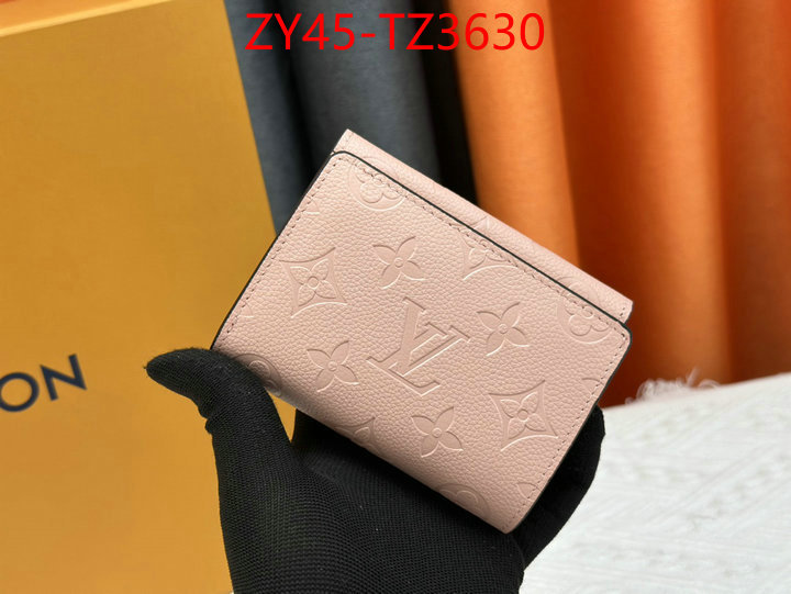 LV Bags(4A)-Wallet where to buy replicas ID: TZ3630 $: 45USD,