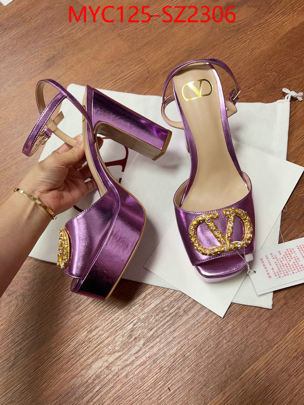 Women Shoes-Valentino best knockoff ID: SZ2306 $: 125USD