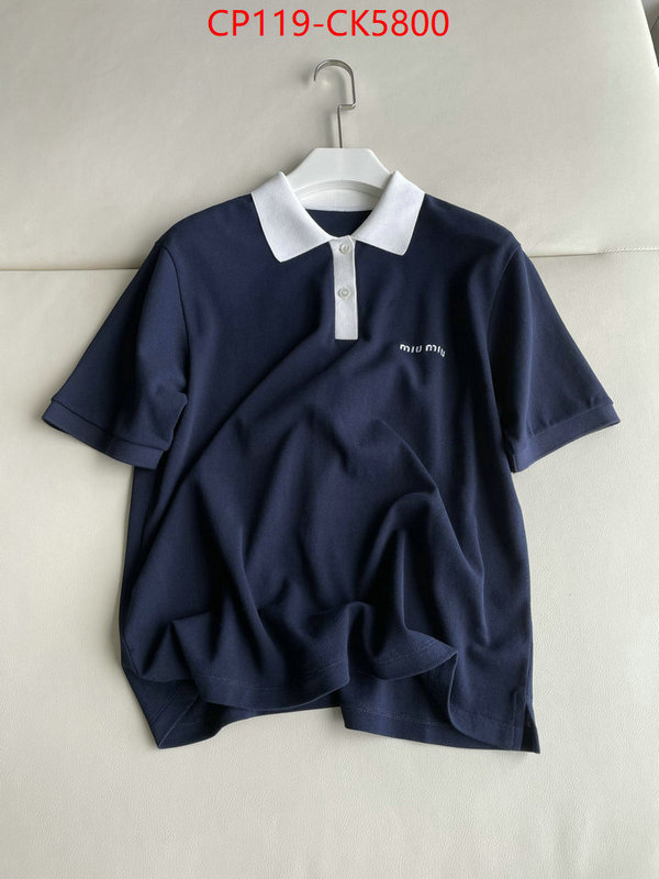 Clothing-MIU MIU copy ID: CK5800 $: 119USD