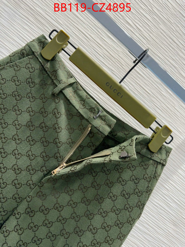 Clothing-Gucci highest quality replica ID: CZ4895 $: 119USD
