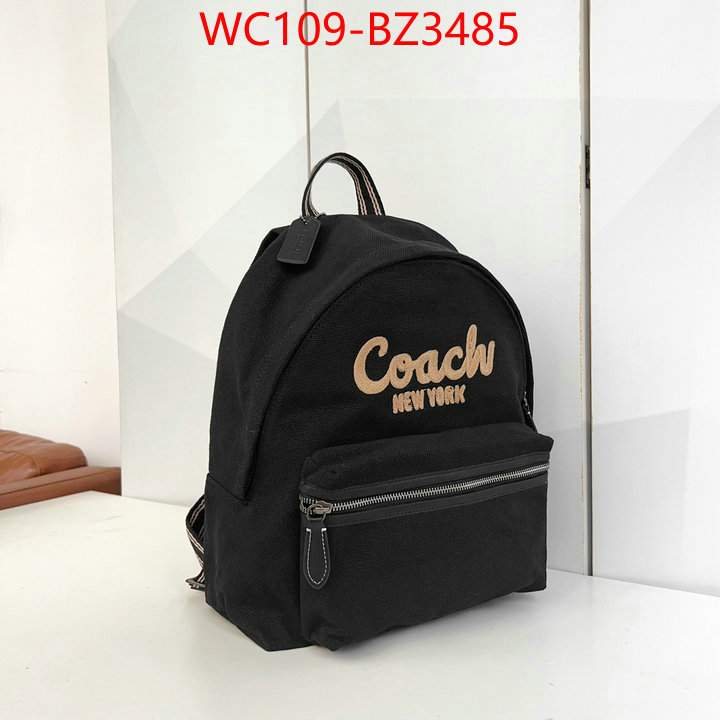 Coach Bags(4A)-Backpack- buy first copy replica ID: BZ3485 $: 109USD,