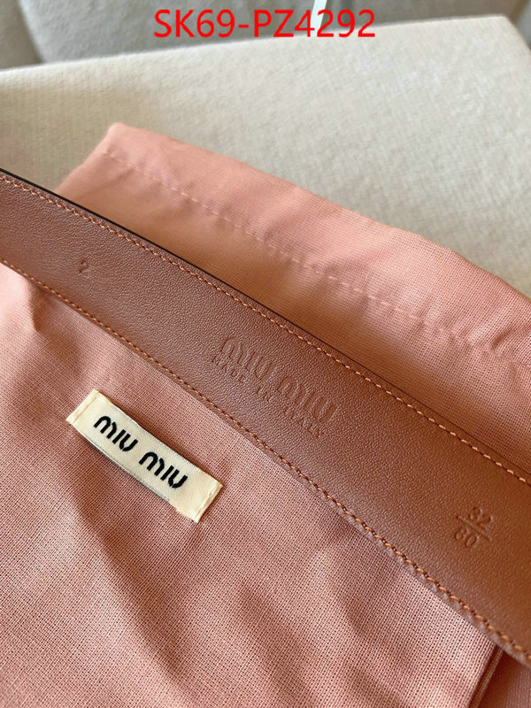 Belts-MIU MIU buy aaaaa cheap ID: PZ4292 $: 69USD