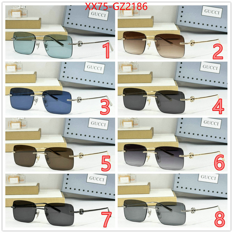 Glasses-Gucci 2024 aaaaa replica 1st copy ID: GZ2186 $: 75USD
