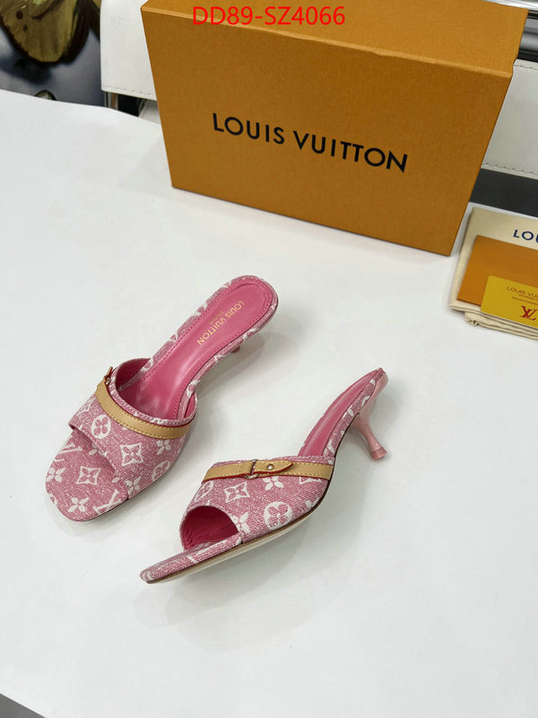 Women Shoes-LV luxury fashion replica designers ID: SZ4066 $: 89USD