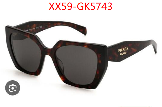 Glasses-Prada only sell high-quality ID: GK5743 $: 59USD