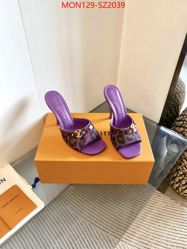 Women Shoes-LV luxury fake ID: SZ2039 $: 129USD