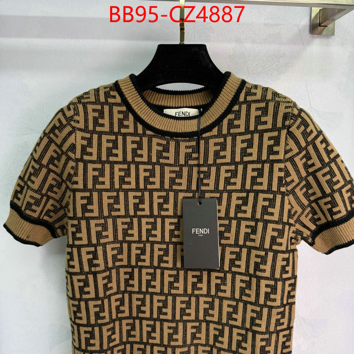 Clothing-Fendi sellers online ID: CZ4887 $: 95USD