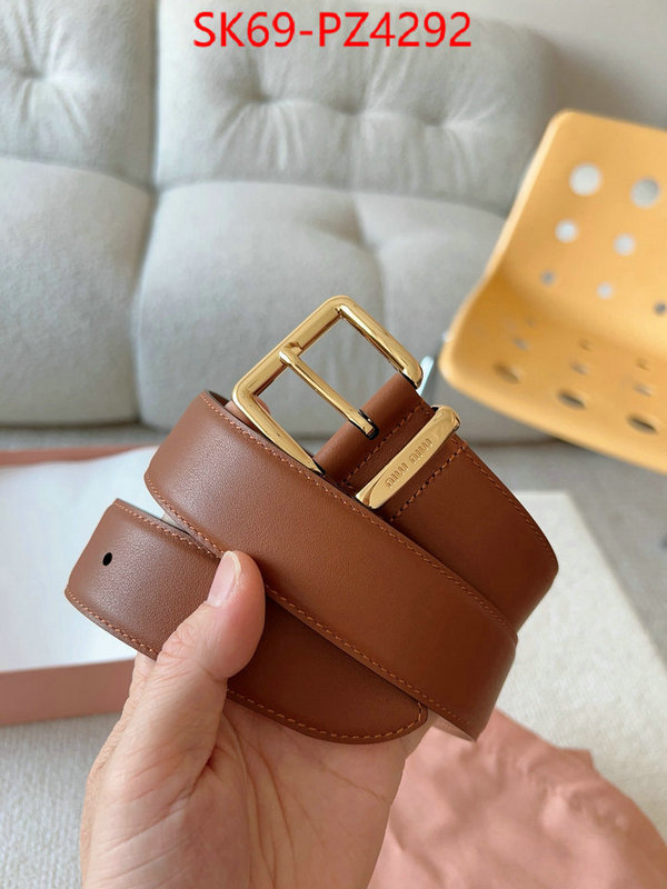 Belts-MIU MIU buy aaaaa cheap ID: PZ4292 $: 69USD