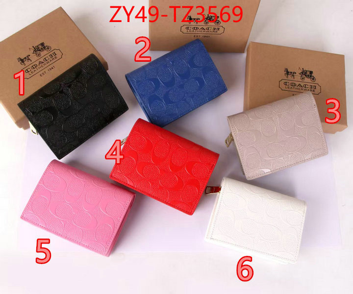 Coach Bags(4A)-Wallet what ID: TZ3569 $: 49USD,