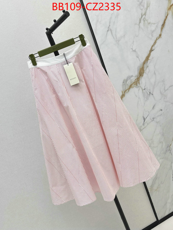 Clothing-Gucci replica 1:1 high quality ID: CZ2334 $: 109USD