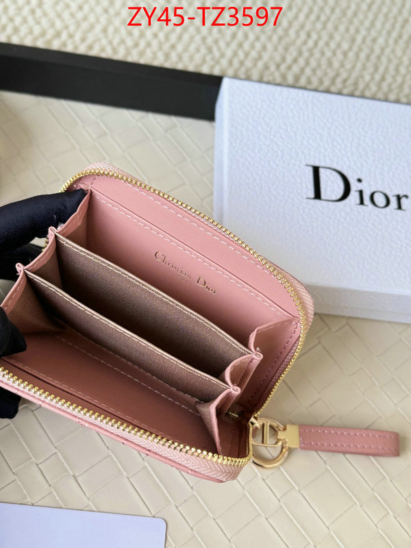 Dior Bags(4A)-Wallet- new designer replica ID: TZ3597 $: 45USD,