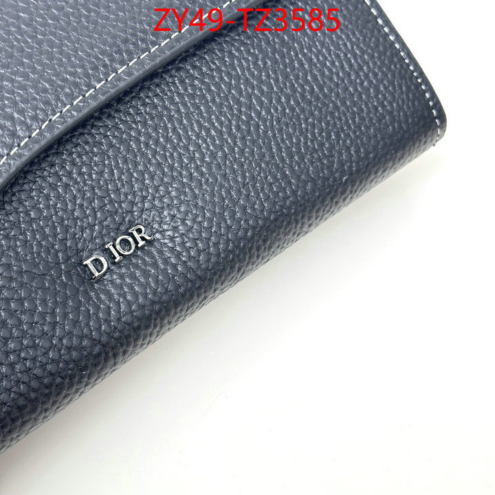 Dior Bags(4A)-Wallet- fake high quality ID: TZ3585 $: 49USD,