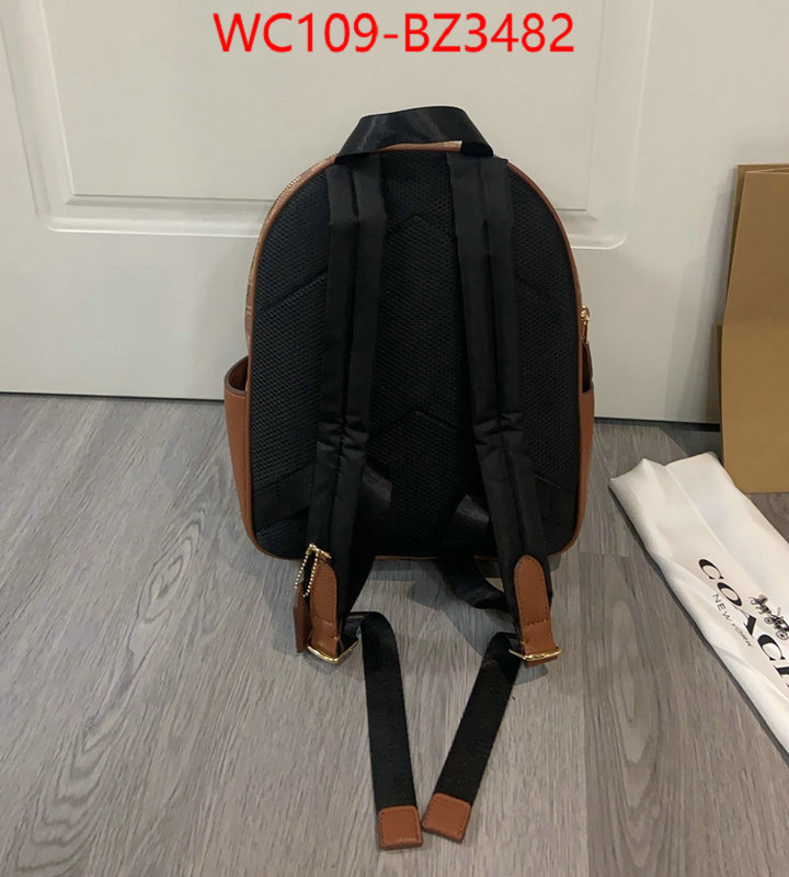 Coach Bags(4A)-Backpack- aaaaa replica ID: BZ3482 $: 109USD,