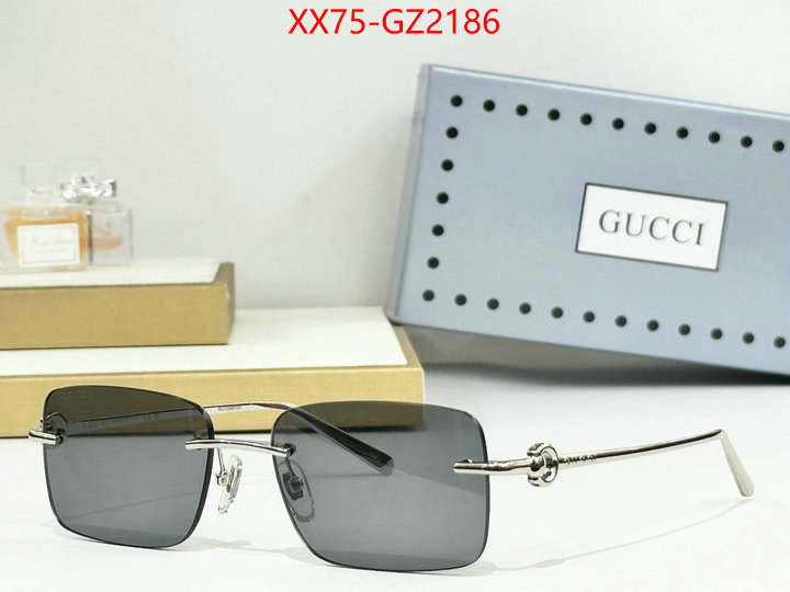 Glasses-Gucci 2024 aaaaa replica 1st copy ID: GZ2186 $: 75USD