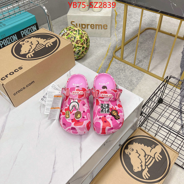 Men Shoes-Crocs replica aaaaa designer ID: SZ2839 $: 75USD