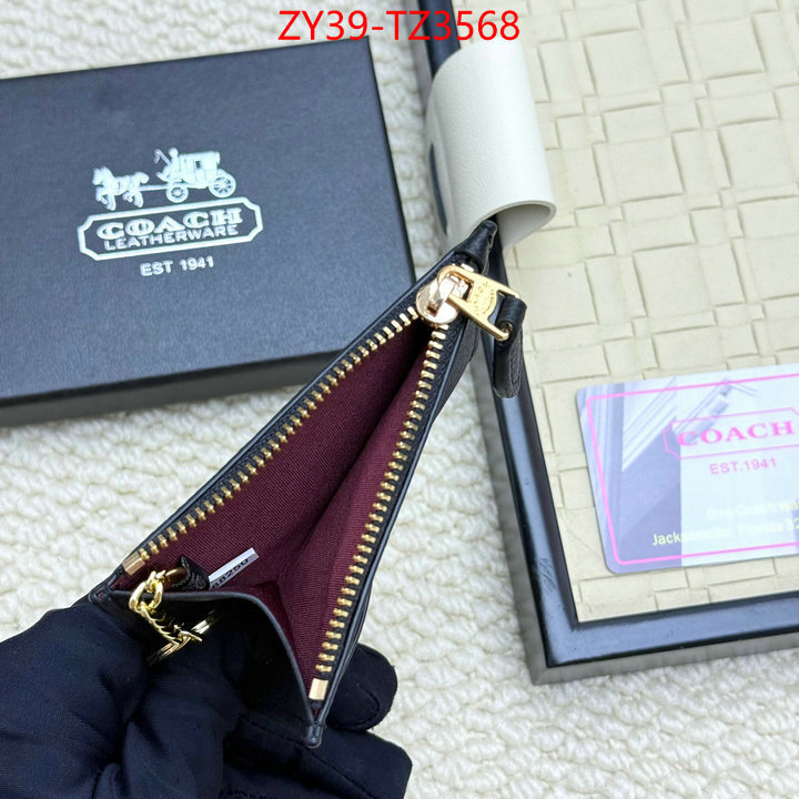Coach Bags(4A)-Wallet high quality replica ID: TZ3568 $: 39USD,