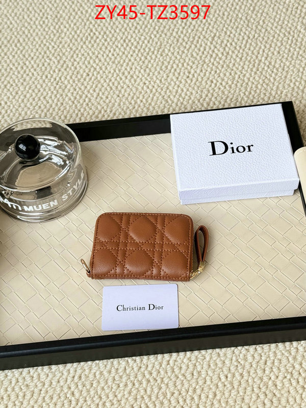 Dior Bags(4A)-Wallet- new designer replica ID: TZ3597 $: 45USD,