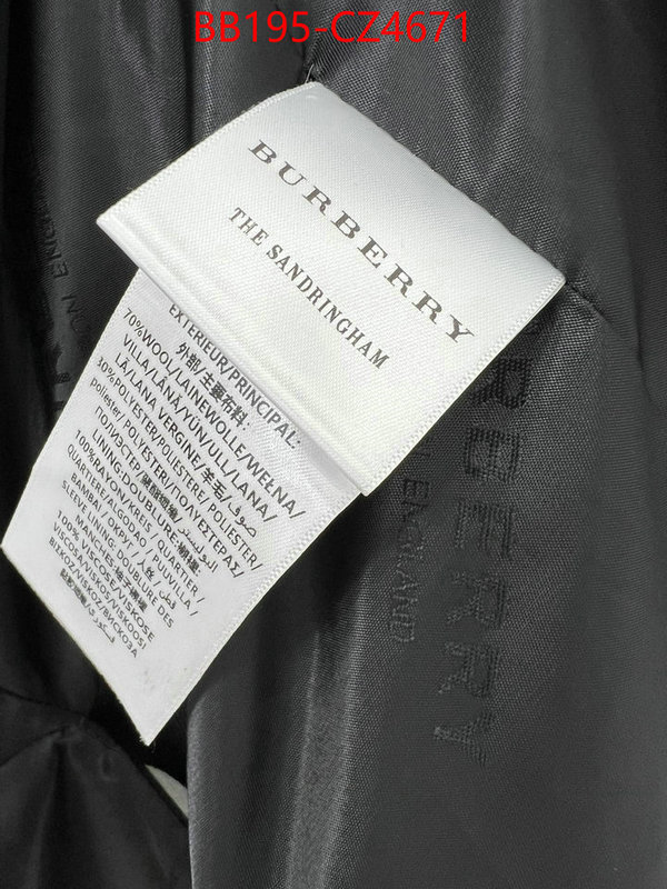 Clothing-Burberry buy best high-quality ID: CZ4671 $: 195USD