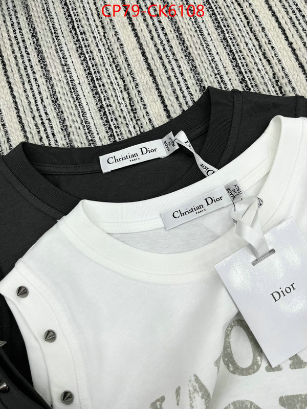 Clothing-Dior top 1:1 replica ID: CK6108 $: 79USD