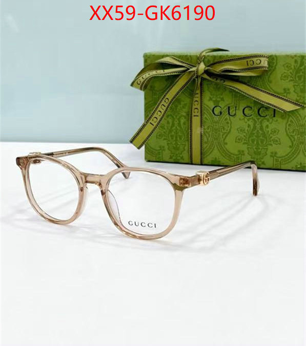 Glasses-Gucci sell high quality ID: GK6190 $: 59USD