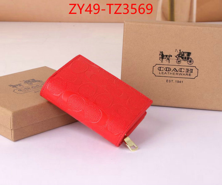 Coach Bags(4A)-Wallet what ID: TZ3569 $: 49USD,
