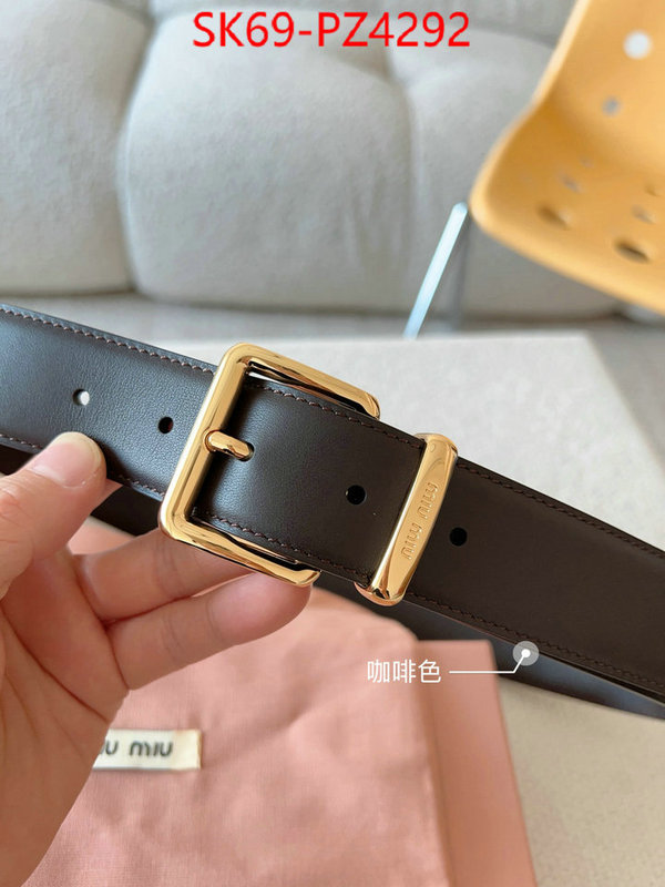 Belts-MIU MIU buy aaaaa cheap ID: PZ4292 $: 69USD