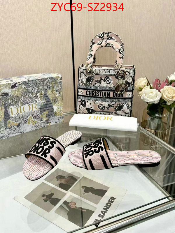 Women Shoes-Dior wholesale imitation designer replicas ID: SZ2934 $: 69USD