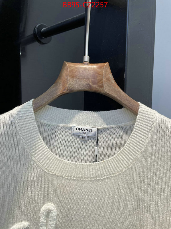 Clothing-Chanel quality aaaaa replica ID: CZ2257 $: 95USD