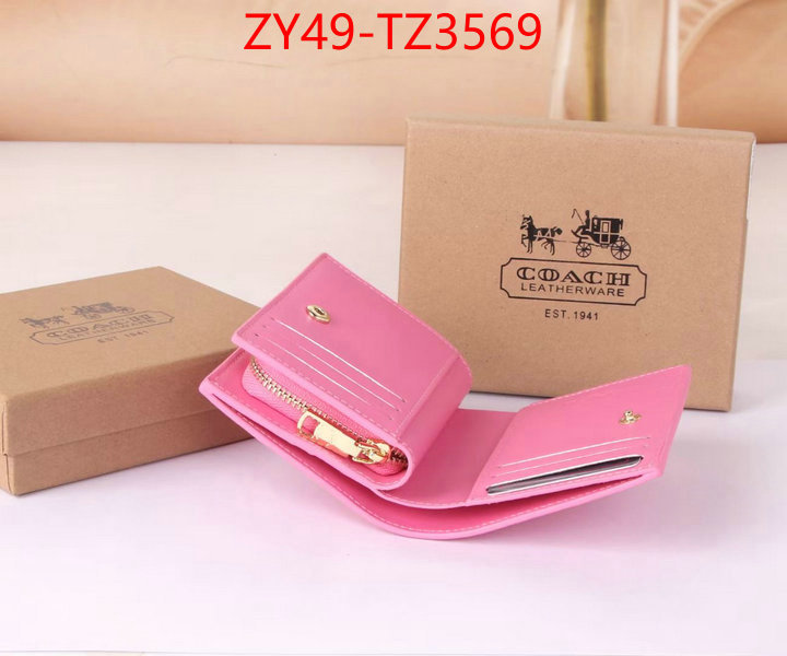 Coach Bags(4A)-Wallet what ID: TZ3569 $: 49USD,