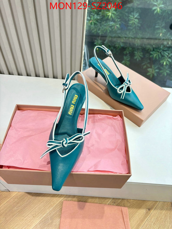 Women Shoes-Miu Miu 1:1 replica ID: SZ2046 $: 129USD