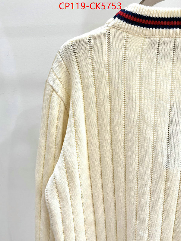 Clothing-Gucci shop cheap high quality 1:1 replica ID: CK5753 $: 119USD